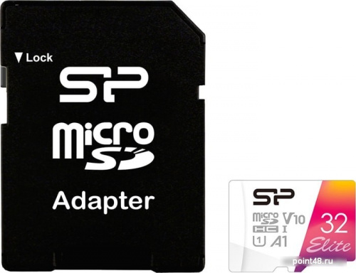 Купить Флеш карта microSDHC 32Gb Class10 Silicon Power SP032GBSTHBV1V20SP Elite + adapter в Липецке