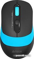 Купить Мышь A4 Fstyler FG10 черный/синий оптическая (2000dpi) беспроводная USB (4but) в Липецке