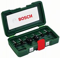 Купить Набор фрез по дер. Bosch 6 НМ-SET (2607019463) d(посад.)=8мм (фрезеры) в Липецке