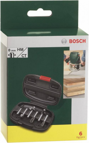 Купить Набор фрез по дер. Bosch 6 НМ-SET (2607019463) d(посад.)=8мм (фрезеры) в Липецке фото 3