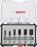 Купить Набор фрез по дер. Bosch 2607017465 d(посад.)=6мм (фрезеры) (упак.:6шт) в Липецке