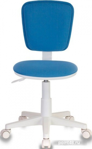 Кресло детское Бюрократ CH-W204NX/26-24 голубой 26-24 (пластик белый) фото 2