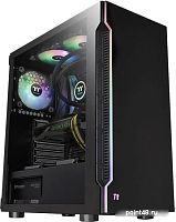 Корпус Thermaltake H200 TG RGB черный без БП ATX 2xUSB3.0 audio bott PSU
