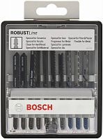 Купить Набор пилок универсальные Bosch ROBUST LINE 10пред. (лобзики) в Липецке