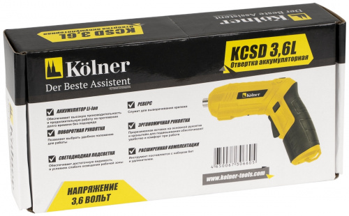 Купить Отвертка аккумуляторная KOLNER KCSD 3,6L в Липецке фото 7