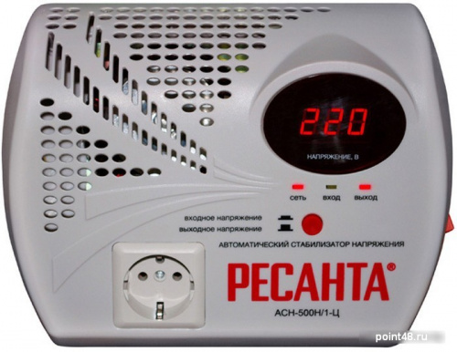 Купить Стабилизатор напряжения Ресанта АСН-500 Н/1-Ц электронный однофазный серый в Липецке