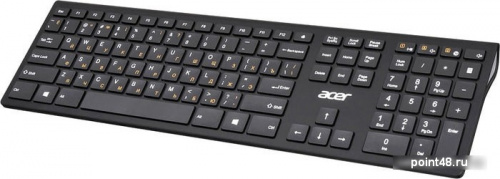 Купить Клавиатура Acer OKR020 черный USB беспроводная slim Multimedia в Липецке фото 2