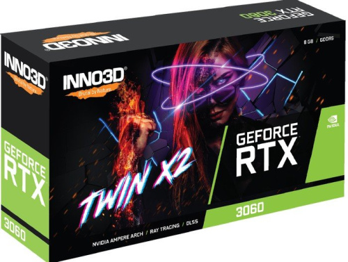 Видеокарта Inno3D GeForce RTX 3060 8GB Twin X2 N30602-08D6X-11902130 фото 2