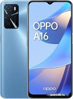 Смартфон OPPO A16 3/32Gb синий в Липецке