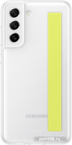 Чехол (клип-кейс) Samsung для Samsung Galaxy S21 FE Slim Strap Cover белый (EF-XG990CWEGRU) в Липецке фото 2