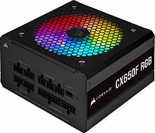 Блок питания Corsair CX650F RGB [CP-9020217-EU] 650W 80 Plus Bronze, полностью модульный {2} (617372)