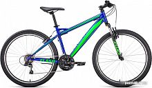Купить Велосипед Forward Flash 26 1.0 р.17 2022 (синий/ярко-зеленый) в Липецке