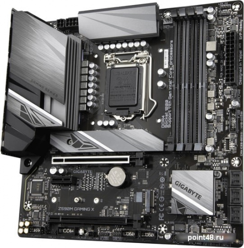 Материнская плата Gigabyte Z590M GAMING X Soc-1200 Intel Z590 4xDDR4 mATX AC`97 8ch(7.1) 2.5Gg RAID+HDMI+DP фото 3