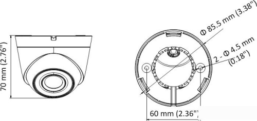 Купить Камера видеонаблюдения IP HiWatch DS-I203 (D) (4 mm) 4-4мм цветная корп.:белый в Липецке фото 2