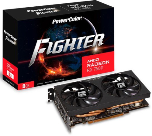 Видеокарта PowerColor Fighter Radeon RX 7600 8GB GDDR6 RX 7600 8G-F фото 2