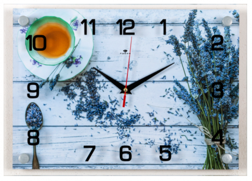 Купить Часы настенные 21 ВЕК 2535-1025 Лавандовый чай в Липецке