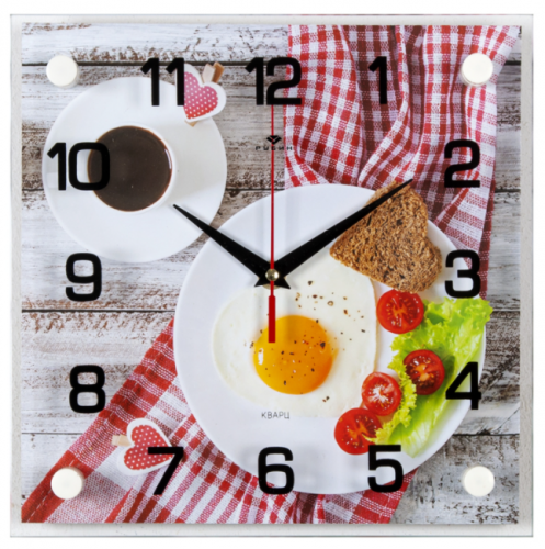Купить Часы настенные 21 ВЕК 2525-1007 Завтрак для любимых в Липецке