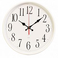 Купить Часы настенные аналоговые Бюрократ WallC-R75P D29см белый в Липецке