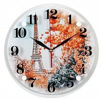 Купить Часы настенные 21 ВЕК 3030-006 Вид на Эйфелеву башню в Липецке