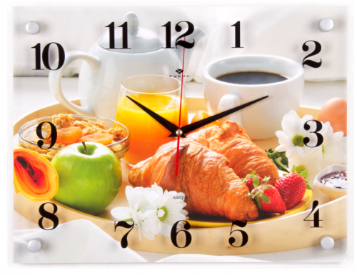 Купить Часы настенные 21 ВЕК 3040-013 Французский завтрак в Липецке