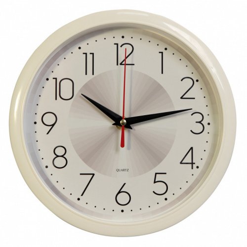 Купить Часы настенные аналоговые Бюрократ WallC-R69P D22см белый в Липецке