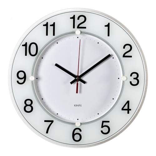 Купить Часы настенные аналоговые Бюрократ WALLC-R84P D31см белый в Липецке