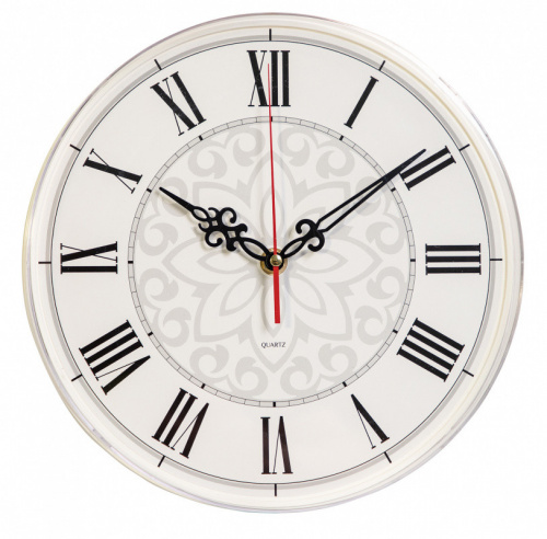 Купить Часы настенные аналоговые Бюрократ WallC-R70P D25см белый в Липецке