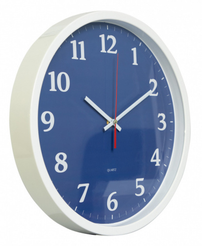 Купить Часы настенные аналоговые Бюрократ WallC-R66P D30см белый в Липецке фото 2