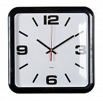 Купить Часы настенные аналоговые Бюрократ WALLC-S90P D29см черный/белый в Липецке