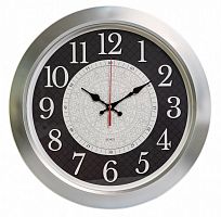 Купить Часы настенные аналоговые Бюрократ WallC-R67P D39см серебристый в Липецке