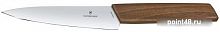 Купить Нож кухонный Victorinox Swiss Modern (6.9010.15G) стальной разделочный лезв.150мм прямая заточка дерево блистер в Липецке