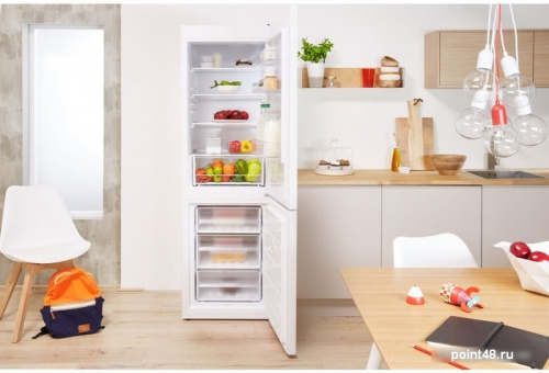 Холодильник двухкамерный Indesit DS 4200 W морозильная камера снизу, цвет белый в Липецке фото 3
