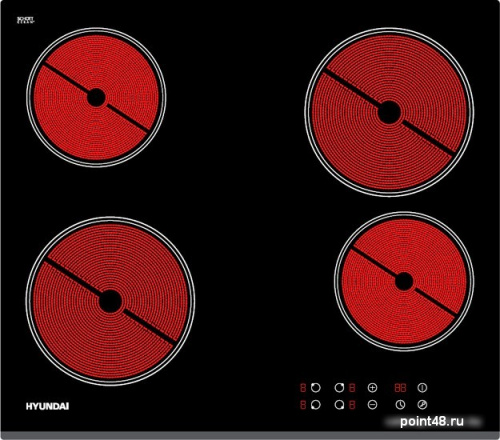 Варочная панель Hyundai HHE 6460 BG в Липецке