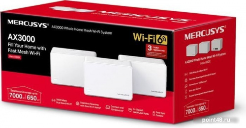 Купить Wi-Fi система Mercusys Halo H80X (3-pack) в Липецке фото 3