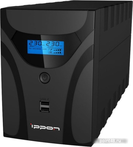 Купить Источник бесперебойного питания Ippon Smart Power Pro II Euro 1600 960Вт 1600ВА черный в Липецке фото 2