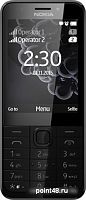 Мобильный телефон Nokia 230 Dual Sim белый моноблок 2Sim 2.8  240x320 2Mpix BT GSM900/1800 MP3 FM microSDHC max32Gb в Липецке