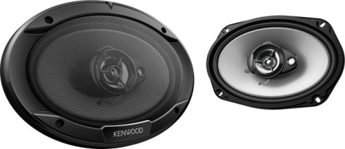 Колонки автомобильные Kenwood KFC-S6966 400Вт 91дБ 4Ом 16x23см (6x9дюйм) (ком.:2кол.) коаксиальные трехполосные в Липецке от магазина Point48