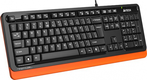 Купить Клавиатура A4Tech Fstyler FKS10 черный/оранжевый USB в Липецке фото 2