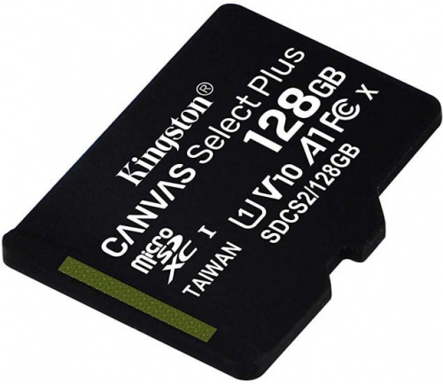 Купить Флеш карта microSDXC 128Gb Class10 Kingston SDCS2/128GB CanvSelect Plus + adapter в Липецке фото 2