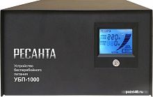 Купить Стабилизатор напряжения Ресанта УБП-1000 электронный однофазный черный в Липецке