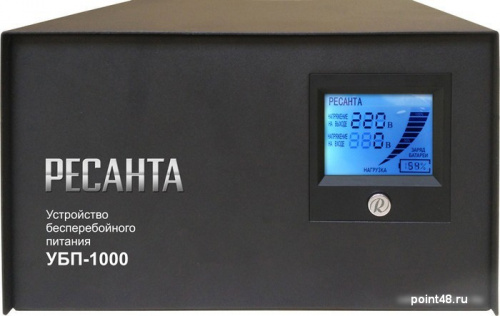 Купить Стабилизатор напряжения Ресанта УБП-1000 электронный однофазный черный в Липецке