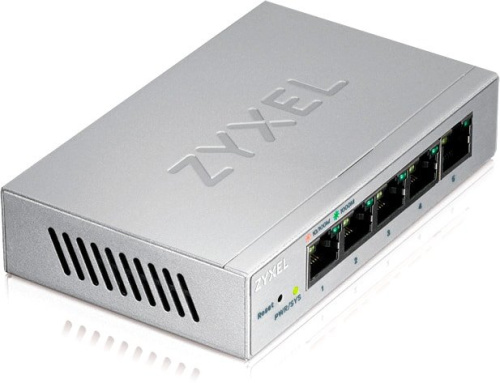 Купить Коммутатор Zyxel GS1200-5HPV2-EU0101F 5G 4PoE+ 60W управляемый в Липецке фото 2