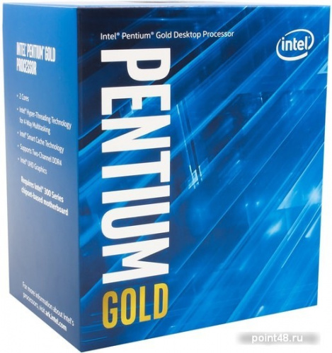 Процессор Intel Original Pentium Gold G6405 Soc-1200 (BX80701G6405  S RH3Z) (4.1GHz/Intel UHD Graphics 610) Box фото 2
