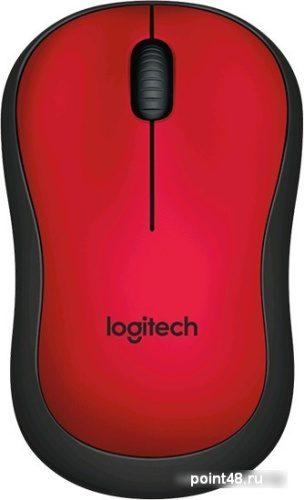 Купить Мышь Logitech M220 Silent красный оптическая (1000dpi) беспроводная USB (2but) в Липецке