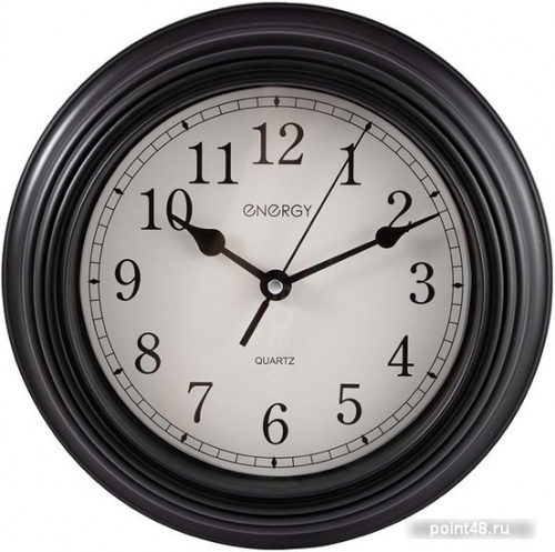 Купить Настенные часы Energy EC-141 (черный) в Липецке