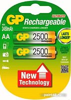 Купить Аккумулятор GP AA (HR06) 2500mAh 2BL в Липецке