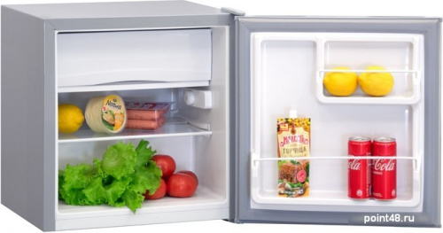 Холодильник Nordfrost NR 402 I серебристый металлик (однокамерный) в Липецке фото 2