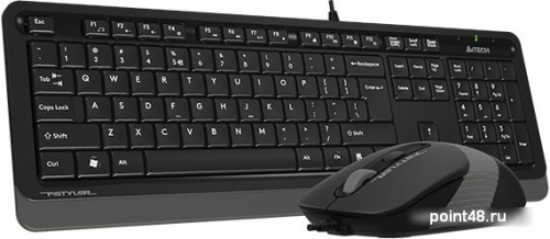 Купить Клавиатура + мышь A4 Fstyler F1010 клав:черный/серый мышь:черный/серый USB Multimedia в Липецке фото 3