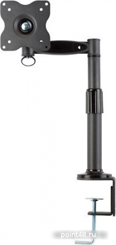 Купить Кронштейн для мониторов ЖК Kromax OFFICE-1 темно-серый 10 -24  макс.10кг настольный поворот и наклон в Липецке