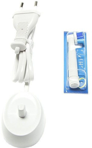 Купить Зубная щетка электрическая Oral-B CrossAction Pro 1-500 голубой в Липецке фото 2